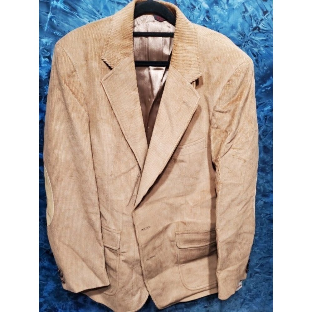 Varsity Town Tan suit jacket (CORDUROY)